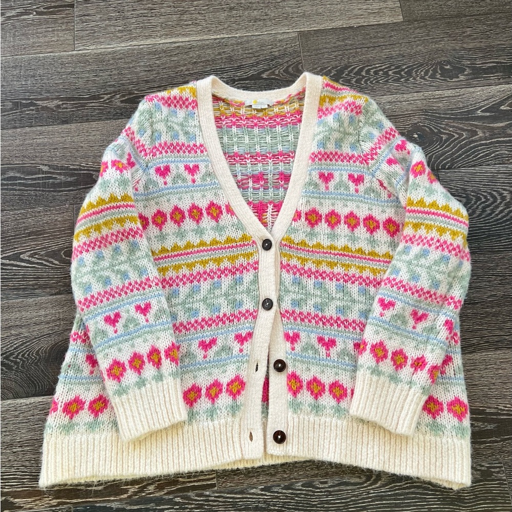 Boden fairisle cardigan